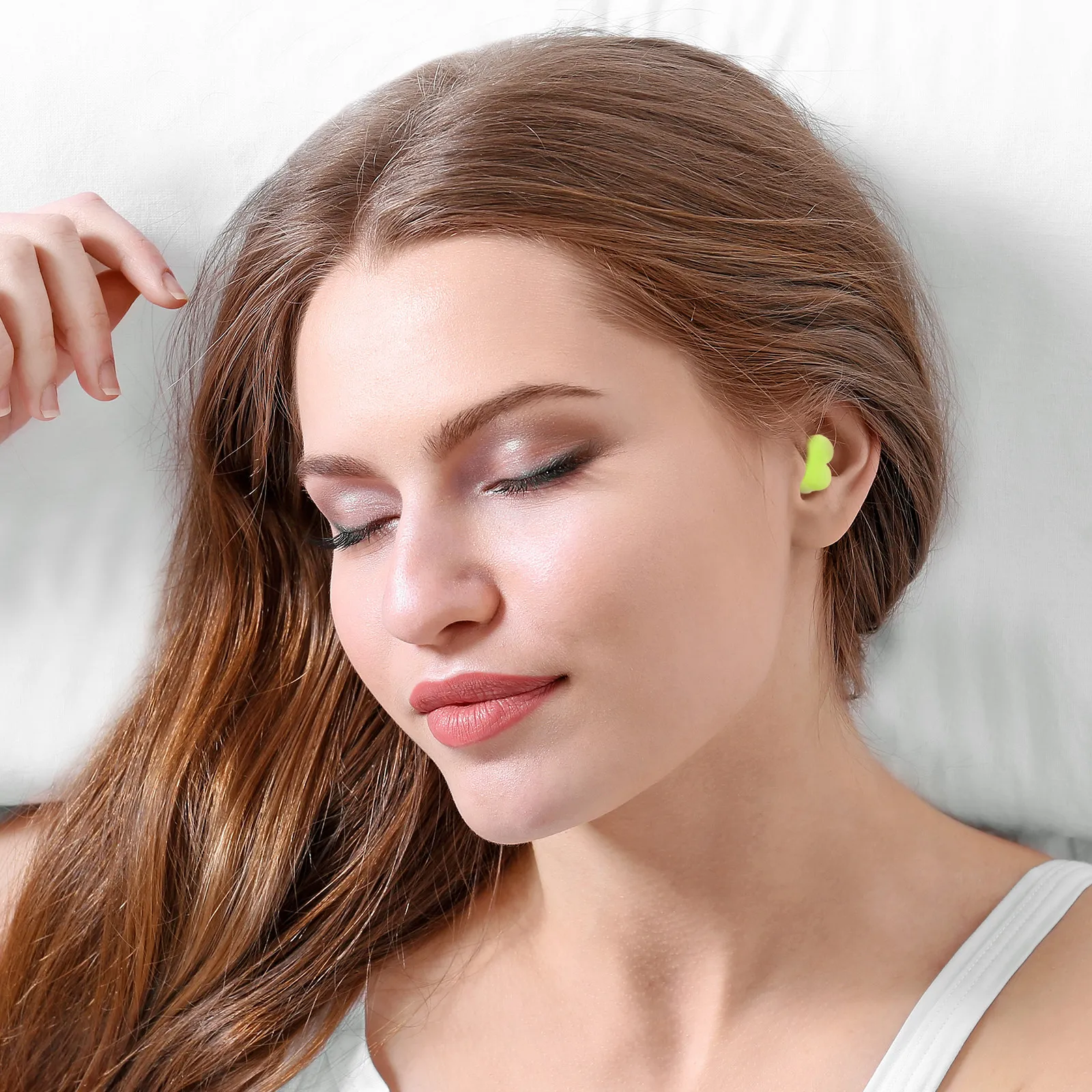 12Pcs Sleeping Ear Plugs Moldable Silicone Noise Cancelling Waterproof Earplugs for Adults Swimming Snoring Noise Reduction