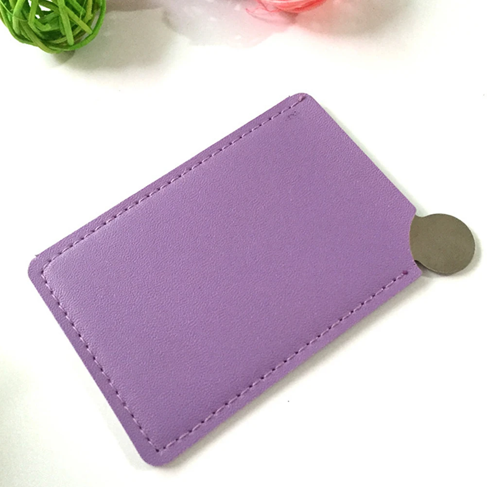 3 قطع مرآة مكياج مدمجة محمولة من الفولاذ المقاوم للصدأ، سطح عاكس عالي الوضوح للسفر للاستخدام اليومي هدية #4