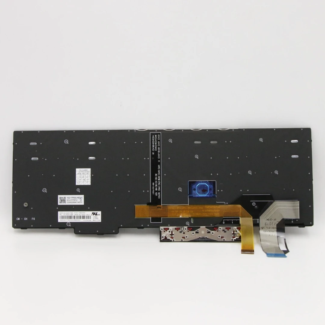 

Подходит для ноутбука Lenovo ThinkPad T15 P15s Gen 1 Gen 2, оригинальная американская английская клавиатура с подсветкой 5N20V77999 5N20V78108 5N20V78907
