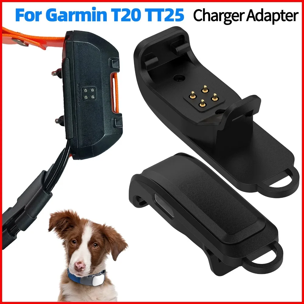 

For Garmin T20 TT25 Pet Dog Training Collar Charging Cable Adapter Pet Tracker Anti-Lost Device Charging Adapter Replacement