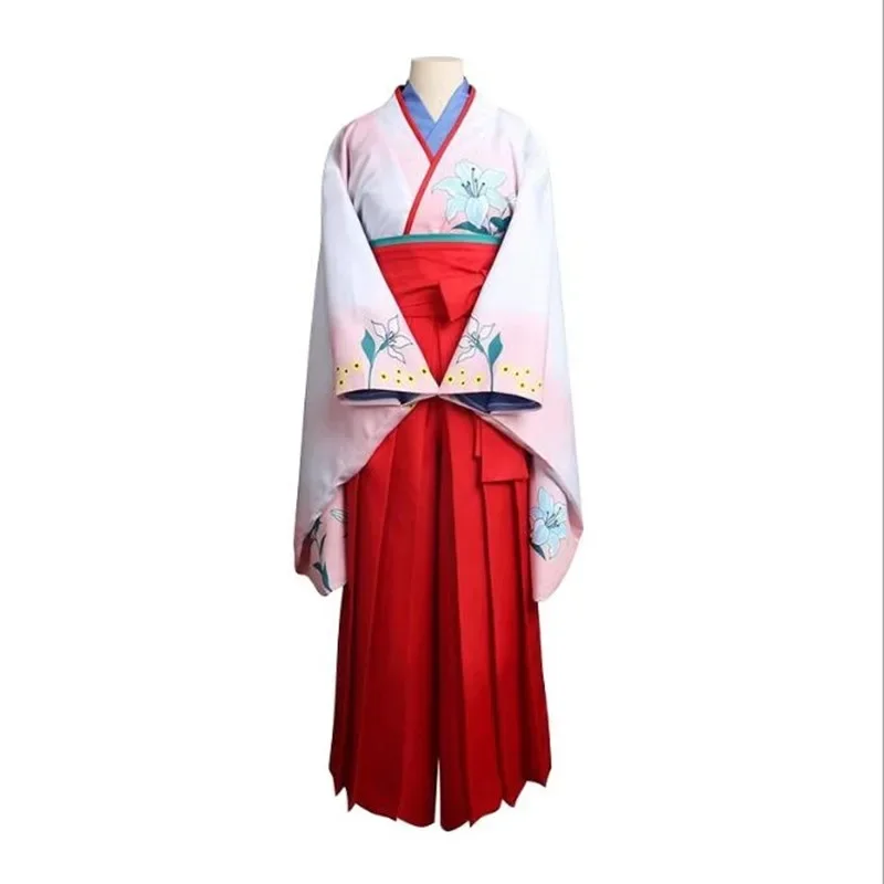 Anime Kakegurui Cosplay Yuriko Nishinotoin Woman Kimono Costumel Set