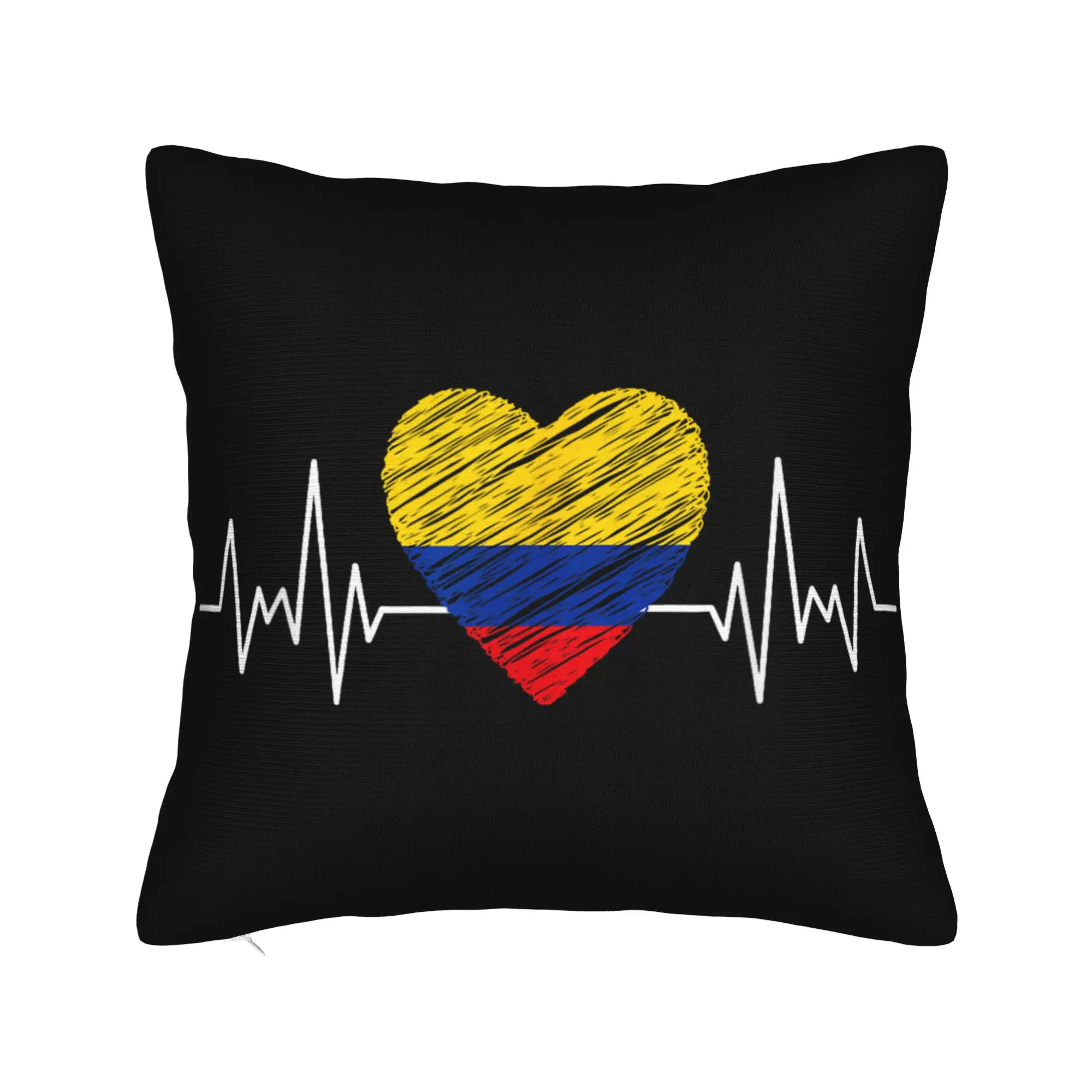 Colombia Flag Pillowcase Merchandise Printing Cushion Cover Gift  Pillow Case Cover Seat Multi-Size