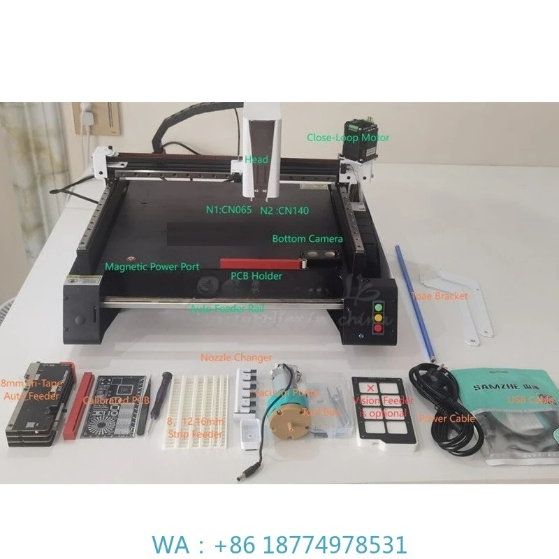 Vision System High Speed Desktop LED SMD Mini Automatic SMT Pick and Place Machine Chip LY-K1/K1-PRO Triple