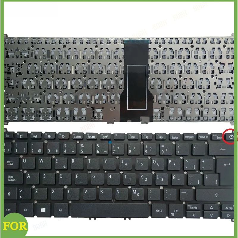 

НОВАЯ испанская/латинская клавиатура для ноутбука Acer Aspire a314-35 a314-22 a314-22g a114-33 a114-21 a111-31
