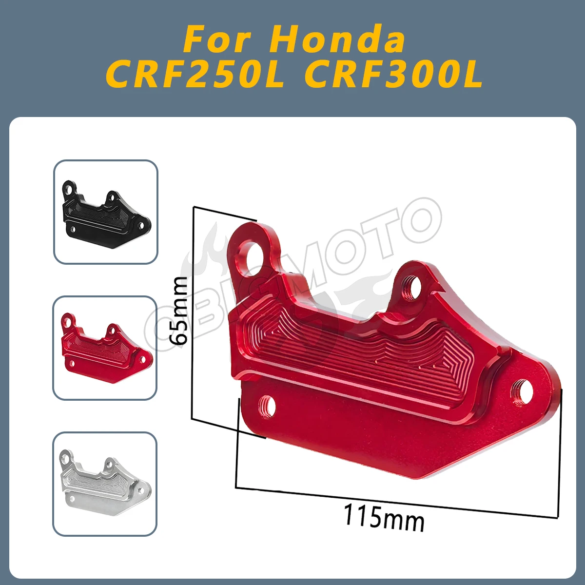 320mm Front Floating Brake Disk Adapter Bracket CNC Cover For Honda CRF250L CRF300L CRF 250L 300L CRF-250L CRF-300L 250 300 L