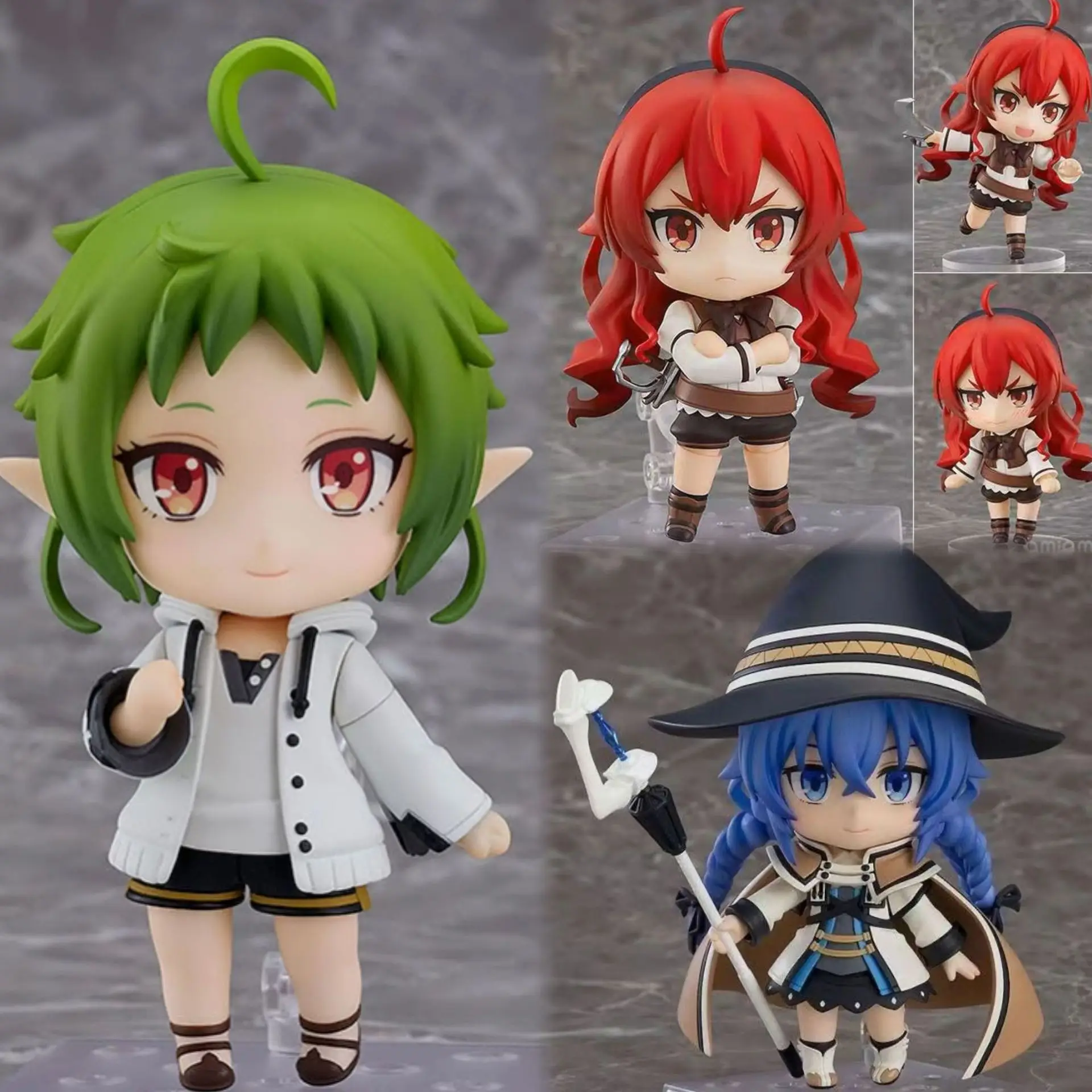 

10CM GSC Nendoroid 1567 Eris 1749 Roxy Migurdia Mushoku Tensei Dual Pack Change Face Articulated Figure Collectible Boxed