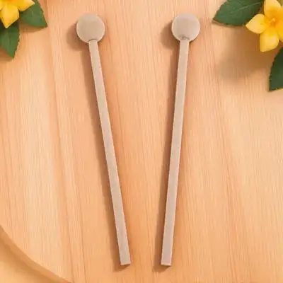 

2pcs Wood Mallets 12.18 Inch Orff Xylophone Hammer Round Tip For Kids Music Education Percussion Sticks Childsafe Wooden