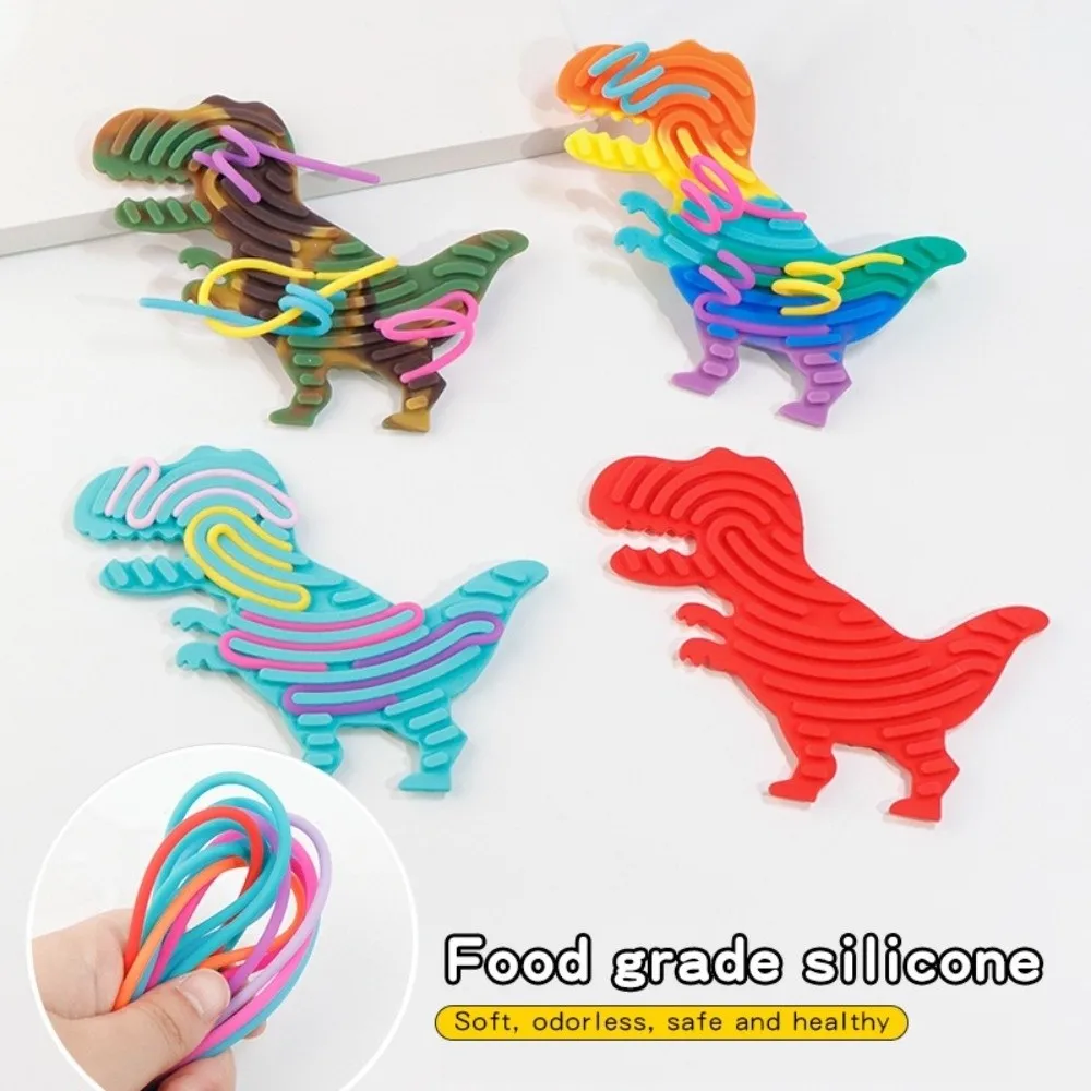 Nuevo Tablero de actividades sensoriales de dibujos animados con 11 varillas, juguetes de silicona para aliviar el estrés, juguetes educativos para niños y adultos