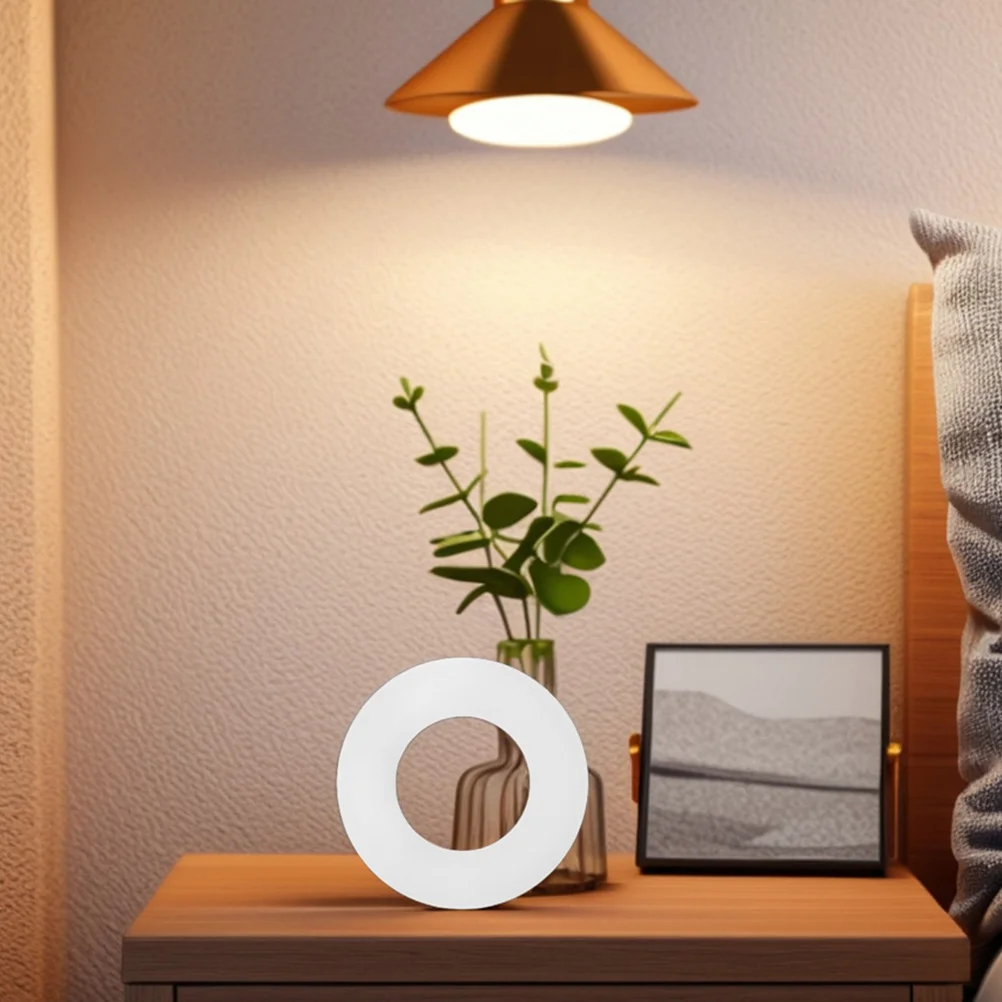 

Lampshade Reducer Ring Iron Metal Circular Trim for Lamp Hole Repair Fixing Oversized Gap Replenish Light Fixture Gasket Adapter