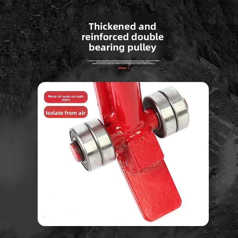 

GoodBearing Lifting Crowbar Double Bearing Crowbar Thickened Reinforcement Hand Push Pry Bar Hexagonal Steel Flat Head High Hard