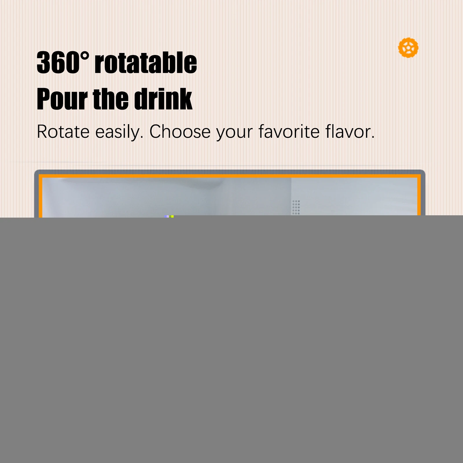 5.5L 4 Grid Beverage Drink Dispenser Multifunctional Commercial for Restaurant Hotel Party Convenience Store