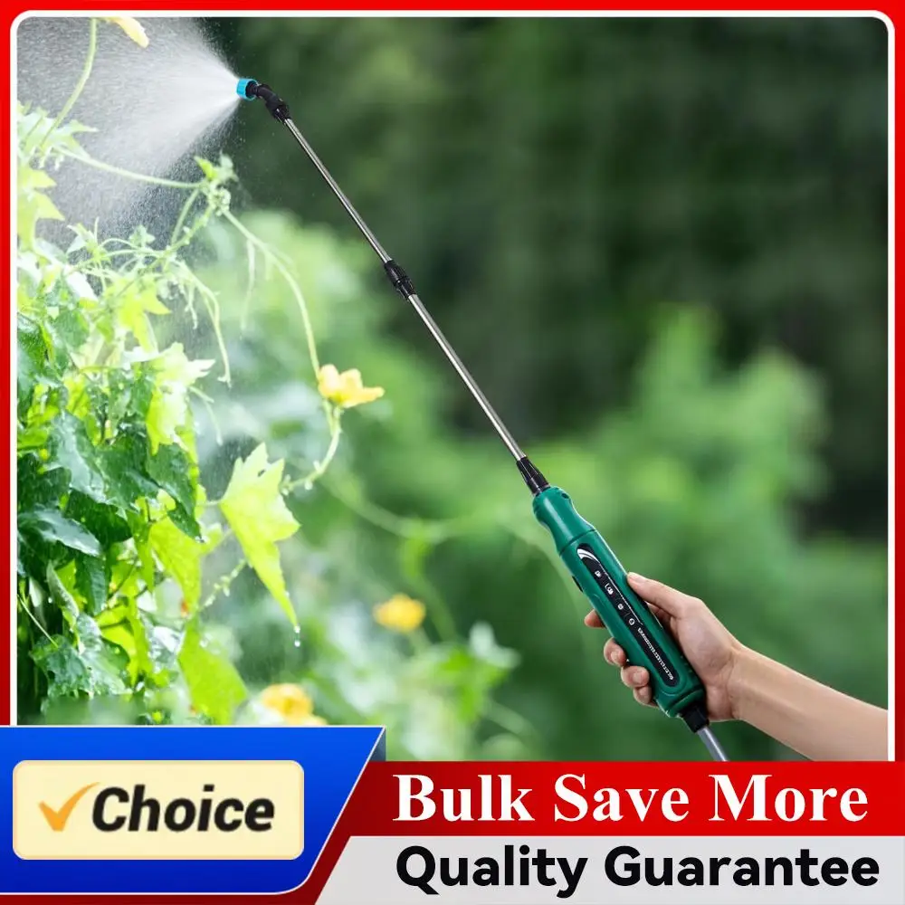 

31 Inch Water Sprayer Wand Rechargeable Plant Sprayer with Hose 3 Mist Nozzles for Lawn and Garden Plant Watering