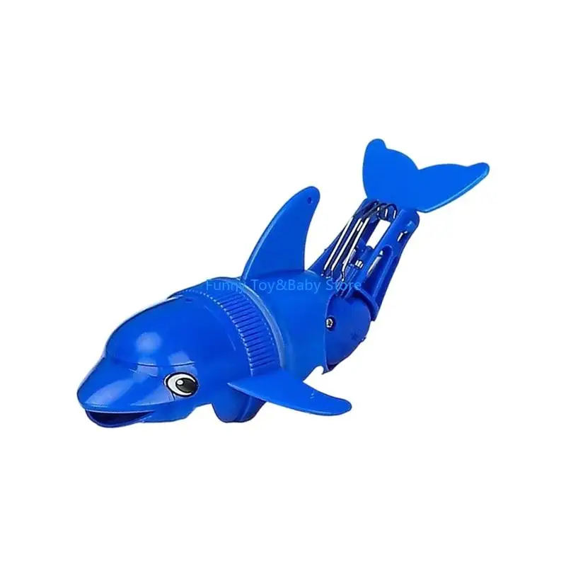 Moving Dolphin Water Toy Bathtub Play With Rolling Action For Kids 3+ Years Battery Powered Design C90B