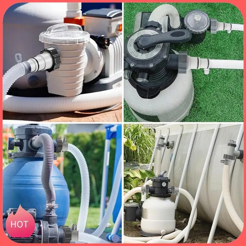 

HOT-Pool Hose Adapter, Adapter A For Pool, Hose Adapter Pool, Pool Hose Adapter Set, Hose Adapter For Pumps, For Pool Hose
