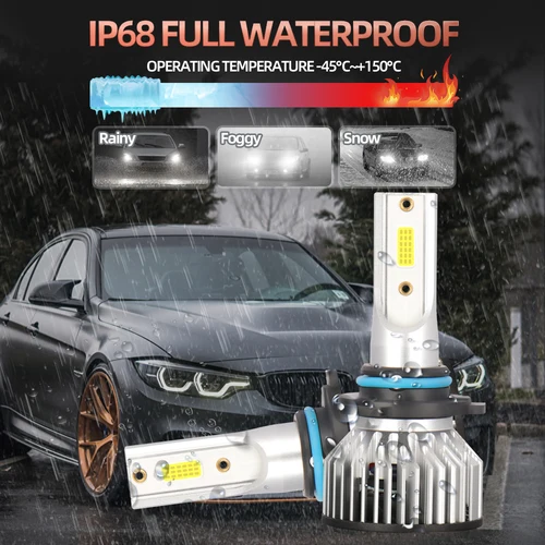 Imagen 2 del producto H11 9005 HB3 bombillas de faros LED 120W 20000LM 6000K lámpara de coche para Subaru XV CrossTrek 2010-2016 2017 2018 2019 2020 2021 2022