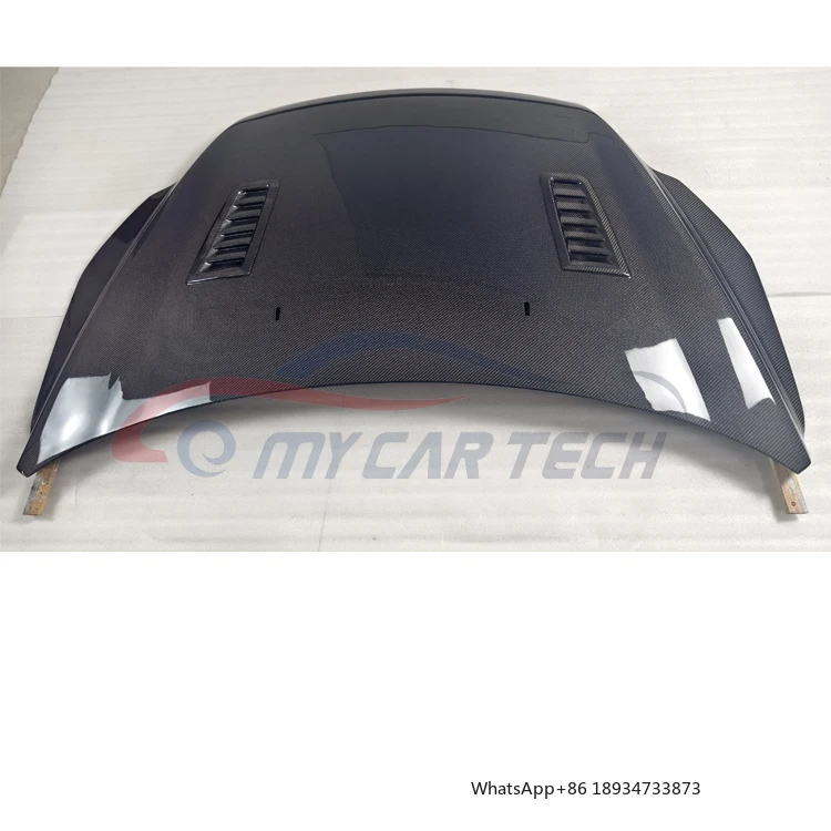 For Ford Focus 2008-2011 RS Style Carbon Fiber Hood Bonnet Engine Cover Bodykit