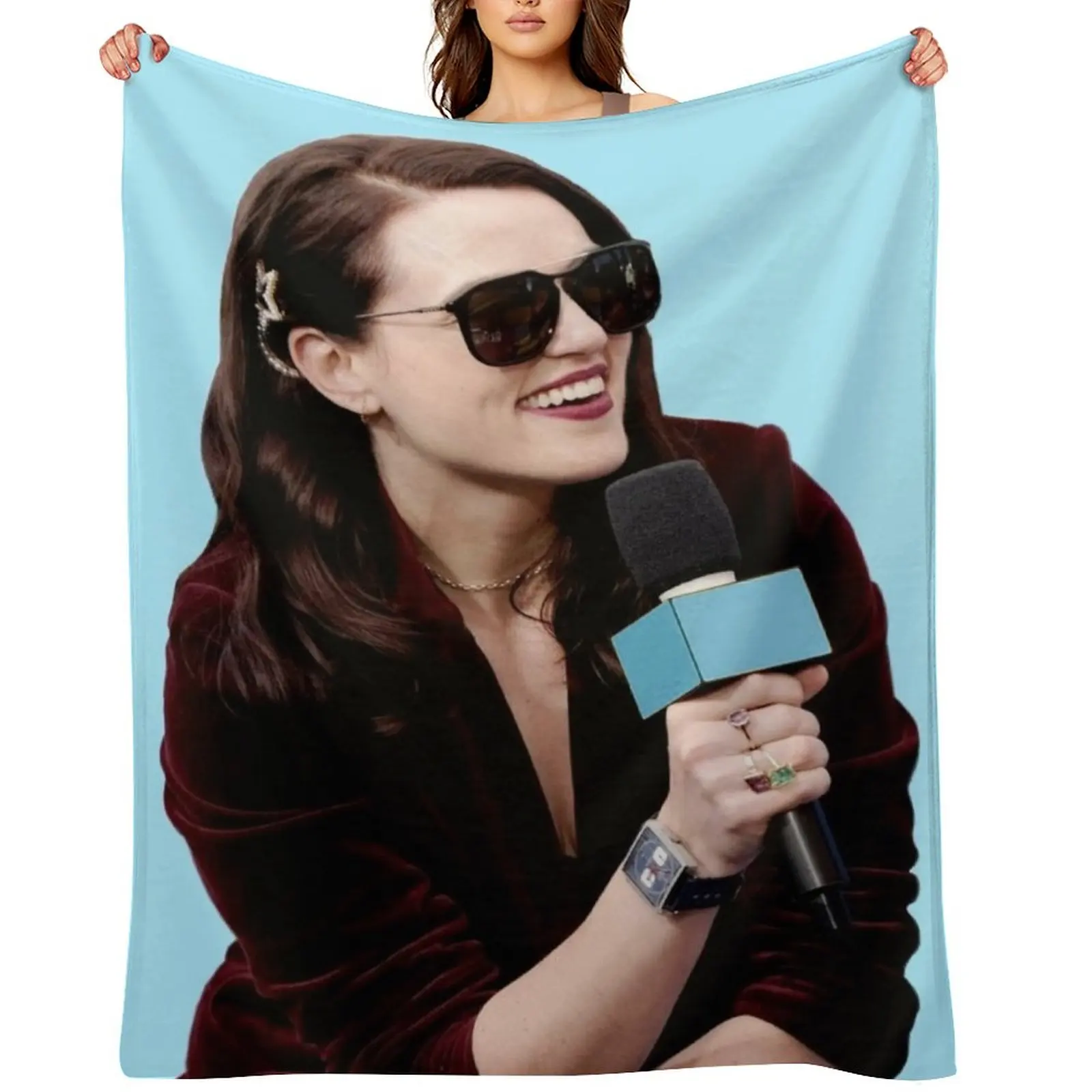 

Katie McGrath Throw Blanket for babies Retros Single valentine gift ideas Blankets