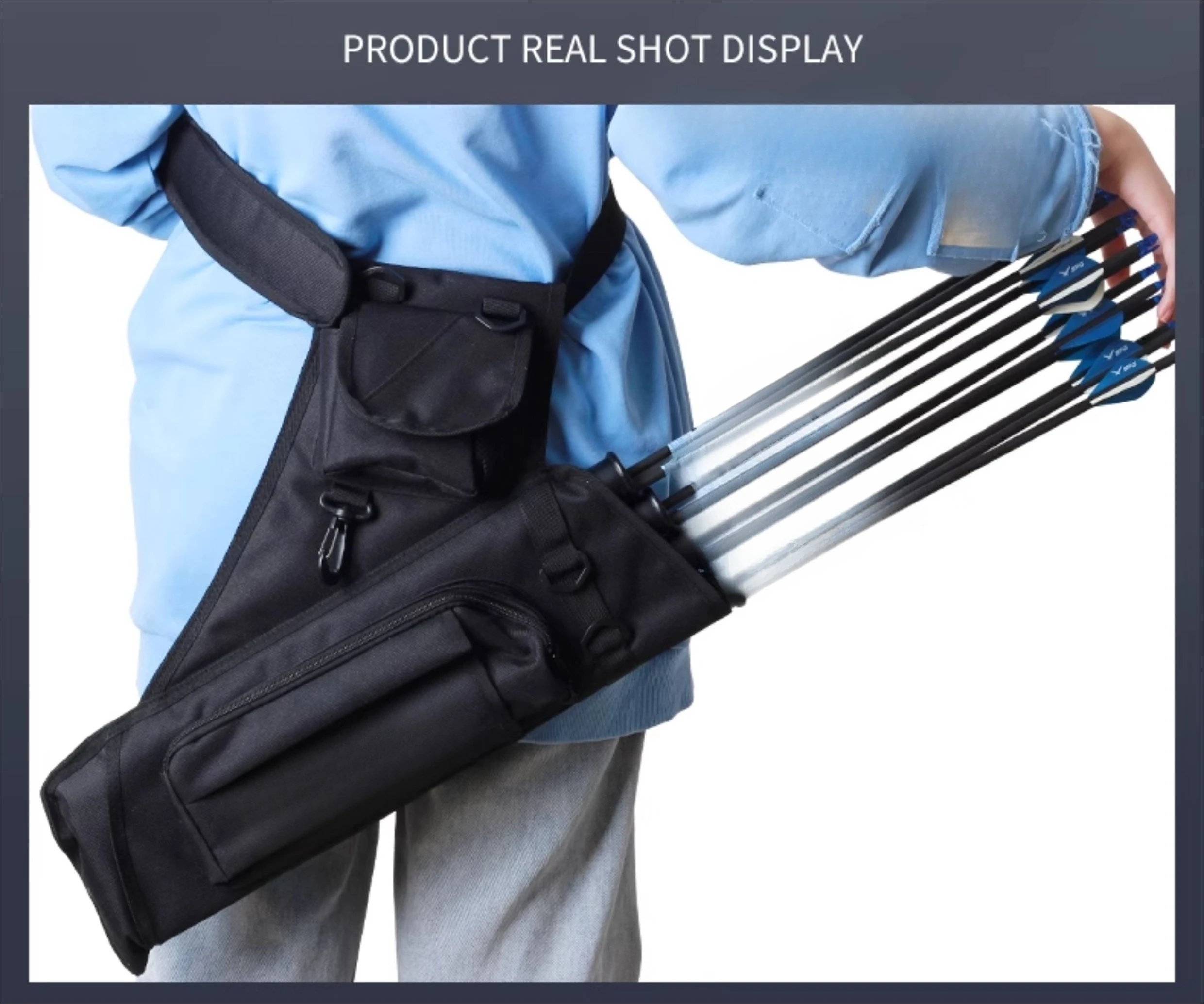 SP220 four tube arrow pot Oxford cloth material composite bow anti bending bow special quiver