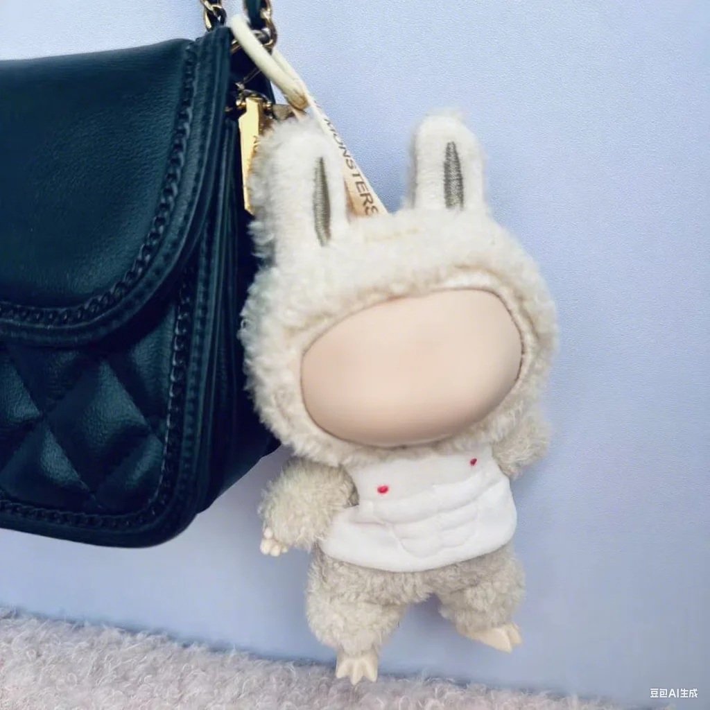 

Anime for 17cm Labubu Doll Outfits Designer Luxury Cool Muscle Man Clothes Doll V1 V2 V3 Toy Clothe Designer Doll Accessories