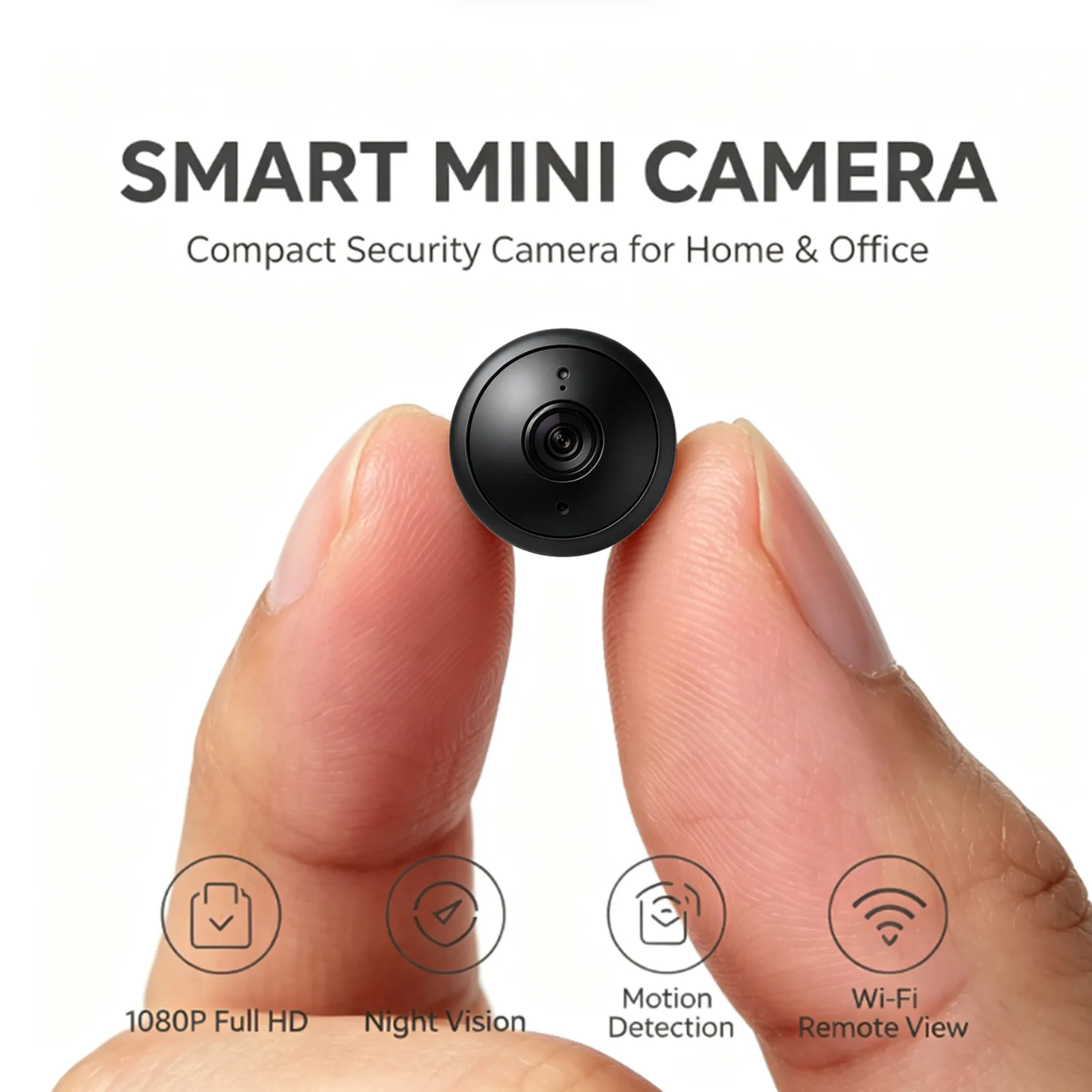 WQ9 Portable Wireless Security Monitoring Camera Rechargeable Power Supply Remote Real‑Time Viewing Motion Induced Alarm Notification Video Loop Overwrite Recording Multi Terminal Login Indoor Outdoor Site Surveillance Instrument