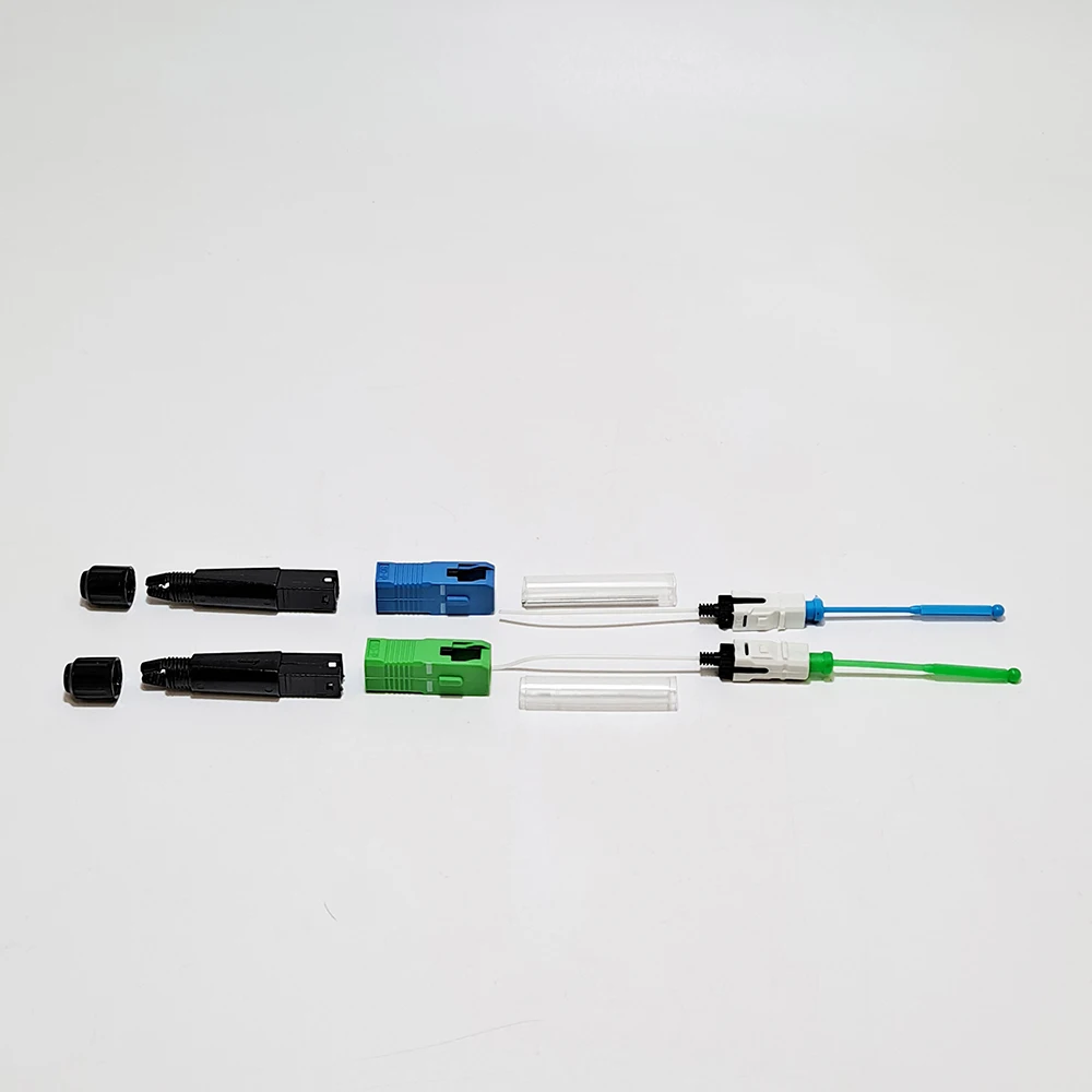 SC APC/UPC Quick Connector Optical Fiber Fusion Fast Adapter SC/UPC SOC Splice On Connector Optical Fiber Fast Connector FTTH