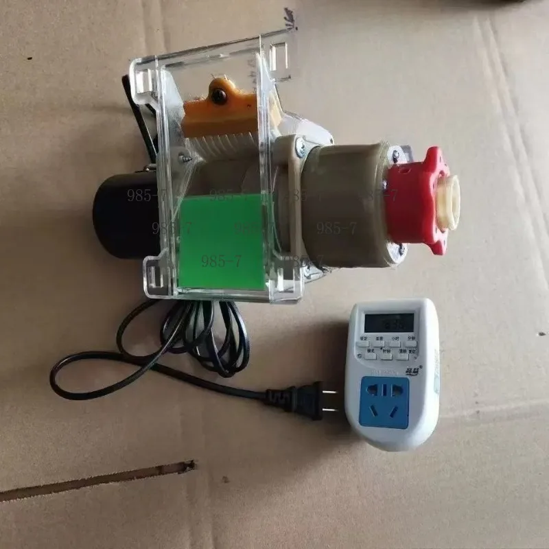 Intelligent Pellet Funnel Feeder 220V Automatic Feeding Tool Suitable for Chicken Duck Pigeon Cage Use