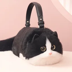 Shoulder Bag Plush Cute Cat Phone Bag New Women's Bag Crossbody Birthday Gift Purses and Handbags Personality Street Fashion