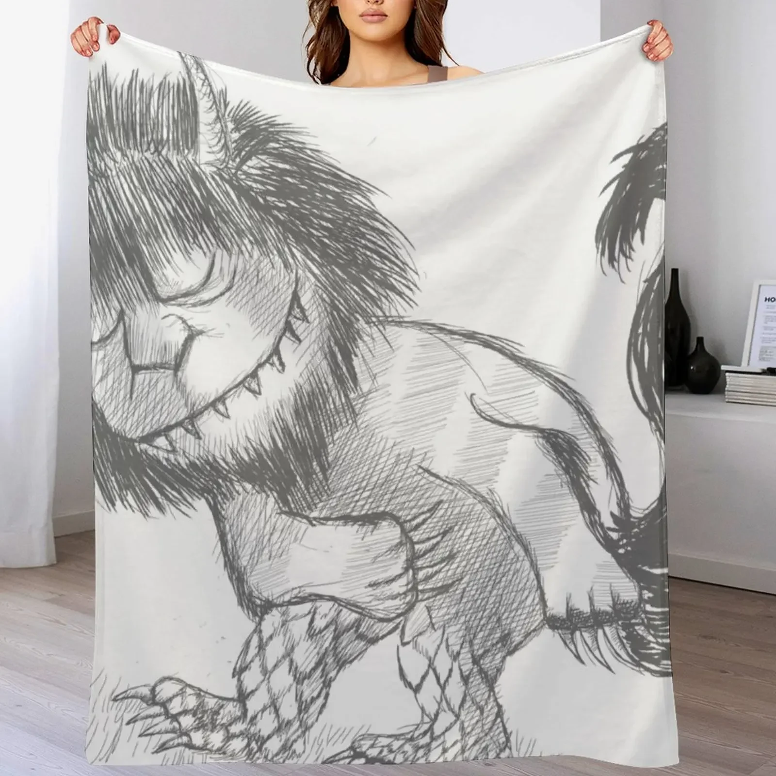 

Inktober 2019 Fan Favorite 2/5 Throw Blanket Soft Comfort Blanket for Reading Watching TV