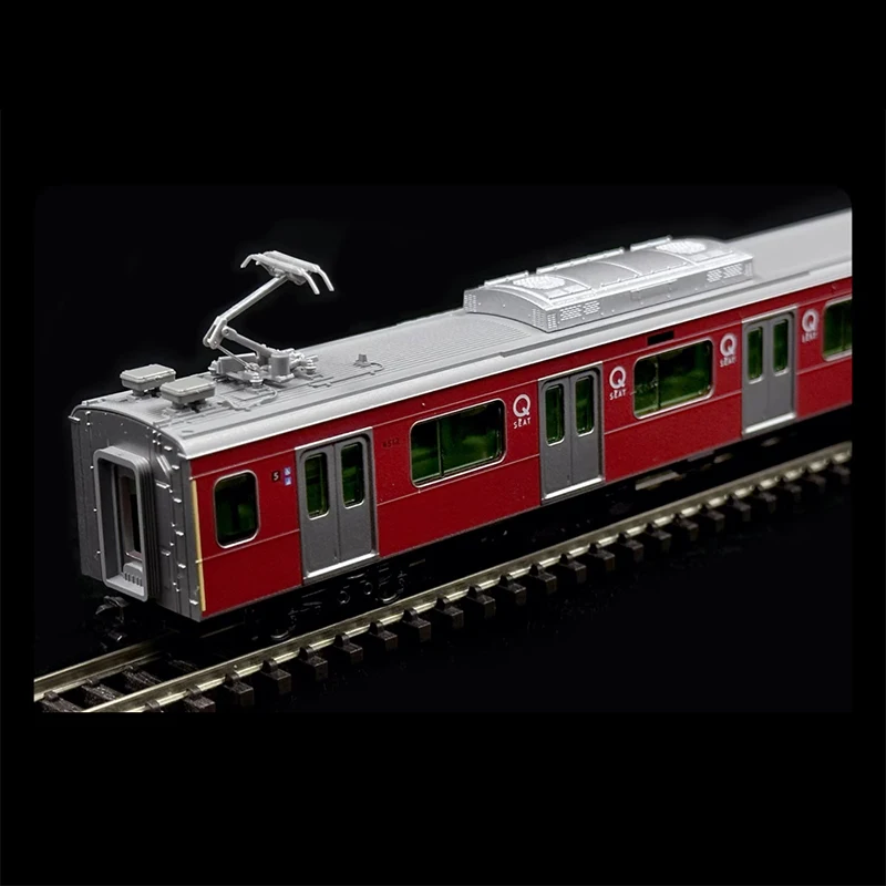 Two-section KATO Train Model 1/150N Scale 10-958 Tokyu Electric Railway Rail Car 5050 Series Qseat Car Model Toy