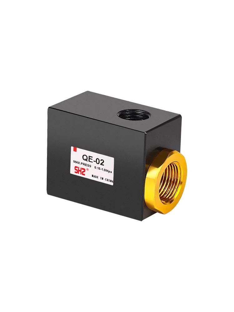 Пневматический цилиндр SHZ, быстрый выпускной клапан QE-01/QE-02/QE-03/QE-04, автоматический быстрый выпускной клапан, выпускной клапан