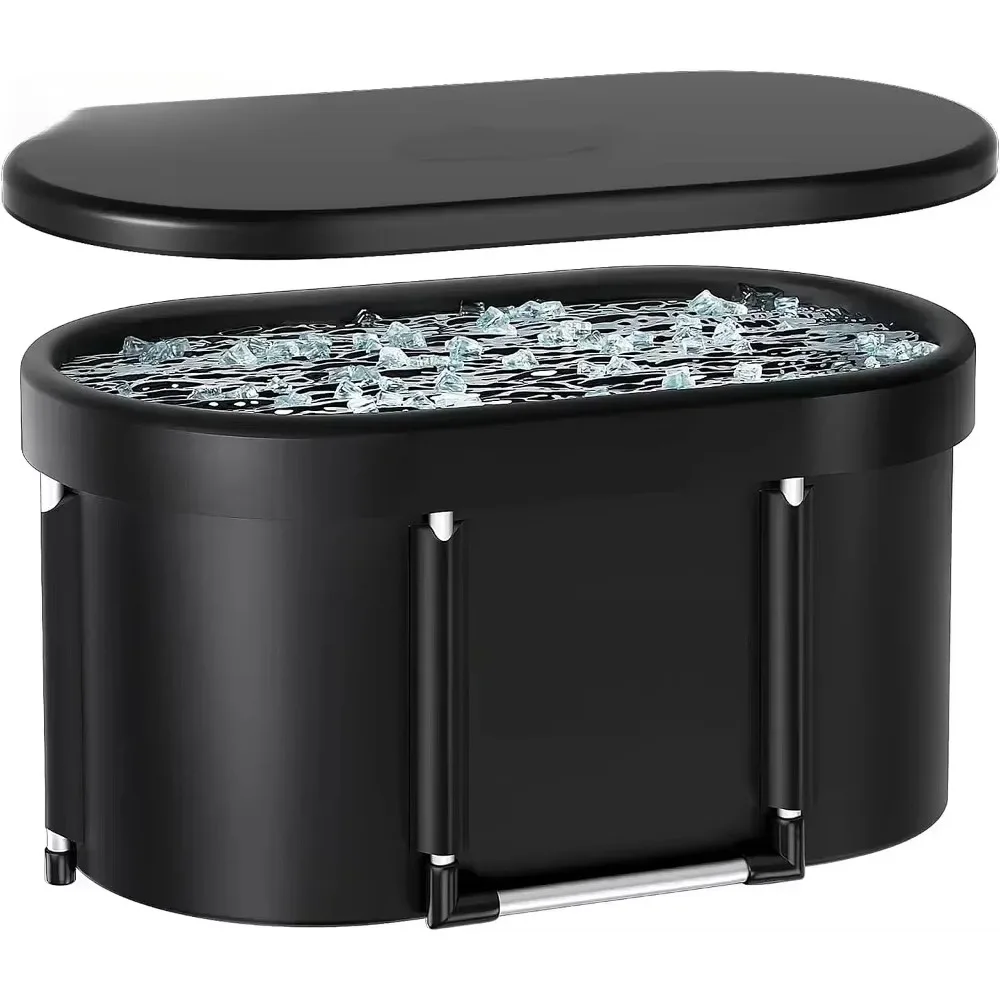 Ice Bath Tub for Athletes Multiple Layered Portable Outdoor Cold Plunge Tub for Recovery,Cold Plunge for Family-Foldable