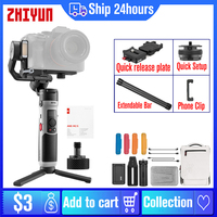 Zhiyun Crane M2 S M2S 3-Axis Handheld Gimbal Stabilizer for Sony Canon Mirrorless Compact Action Cameras iPhone Mobile Phone