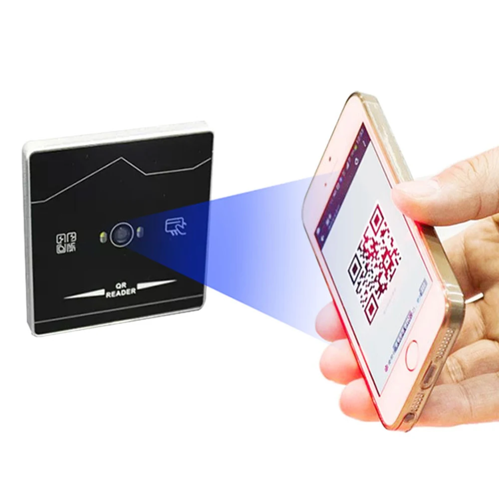 Wiegand QR Code Scanner NFC Reader QR Code Card Reader Scanner QR Code Access Control