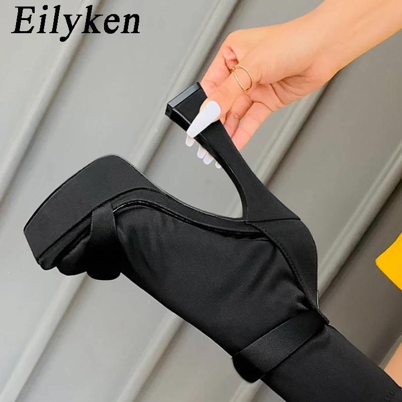 Eilyken-女性用のモダンなポールダンスプラットフォーム,厚いソールのハイヒール,ジッパー付きのパンプス,夏のファッション,新しい2024