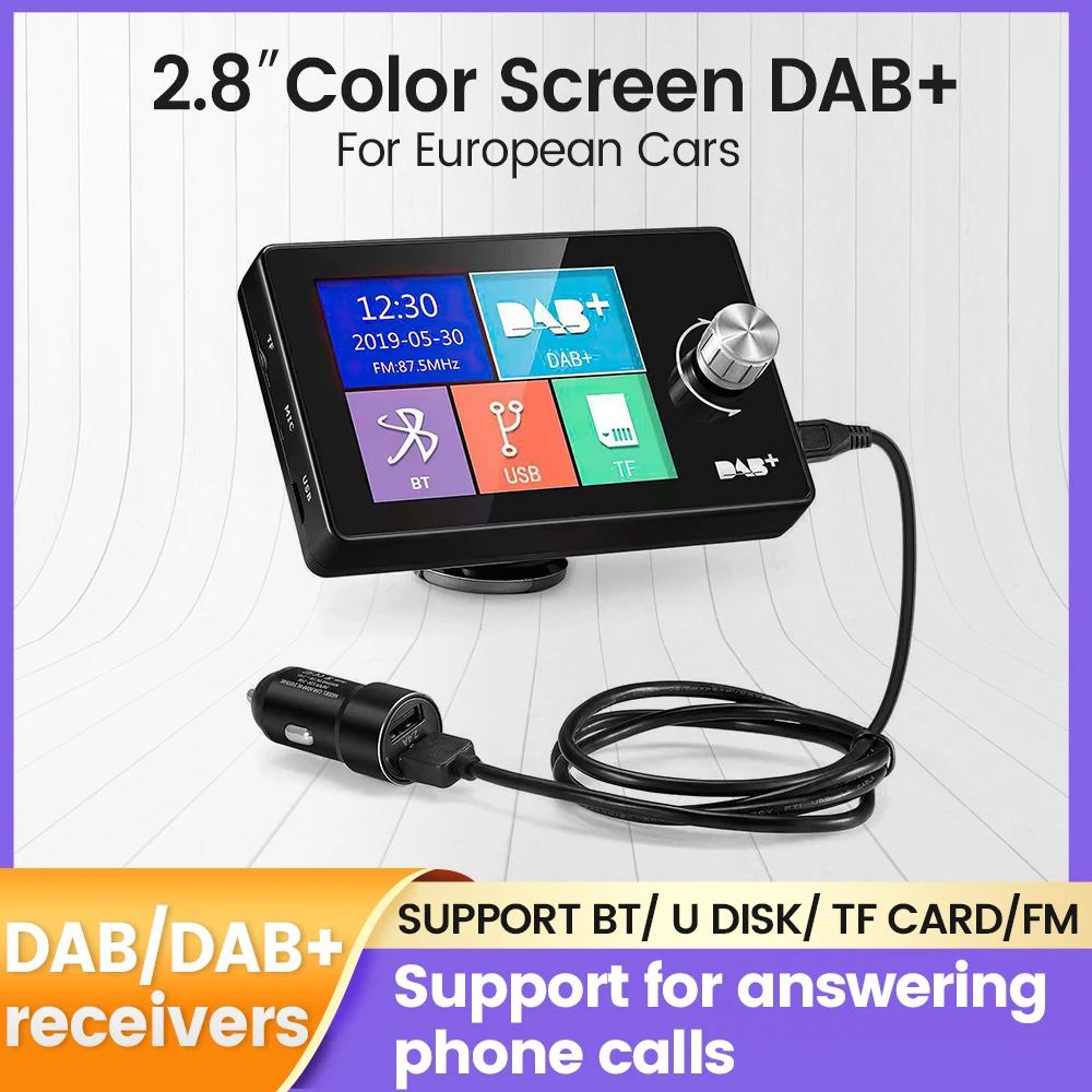 2,8 Zoll LCD-Farbbild schirm digital europäischen Tupfer/Tupfer Broadcast-Adapter