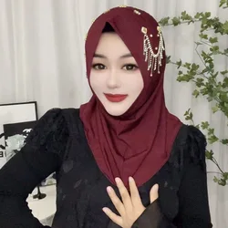 Regalo musulmano Ramadan Winter Ready Women Catene Hijab