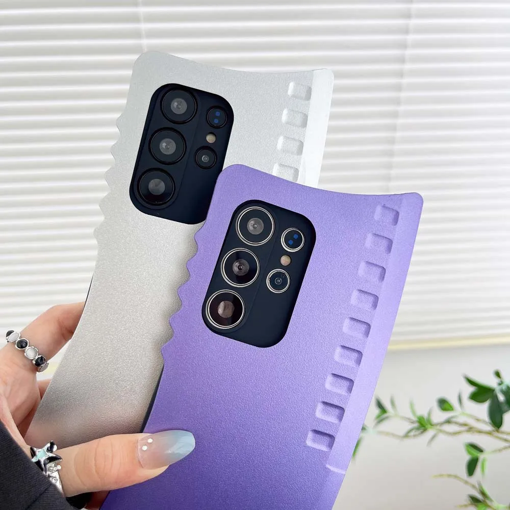 Fls مضحك حالات لسامسونج غالاكسي S25 S24 S23 S22 S21 زائد الترا حالة المطبخ سكين لينة سيليكون للصدمات حماية غطاء الهاتف