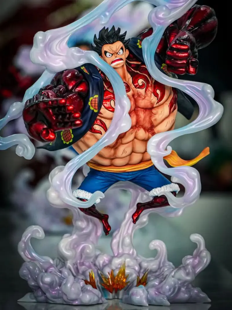 New 38cm Jt Statue One Piece Monkey D. Luffy Gear 4 Model Dolls Figurine One Piece Anime Figure Collectible Toys Gifts - view 6