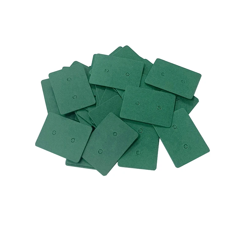 كرافت ورقة الأذن ترصيع ، شنق العلامة ، بطاقة عرض المجوهرات ، أسعار القرط العلامات ، 3.5x2.5 سنتيمتر ، 100 قطعة لكل مجموعة