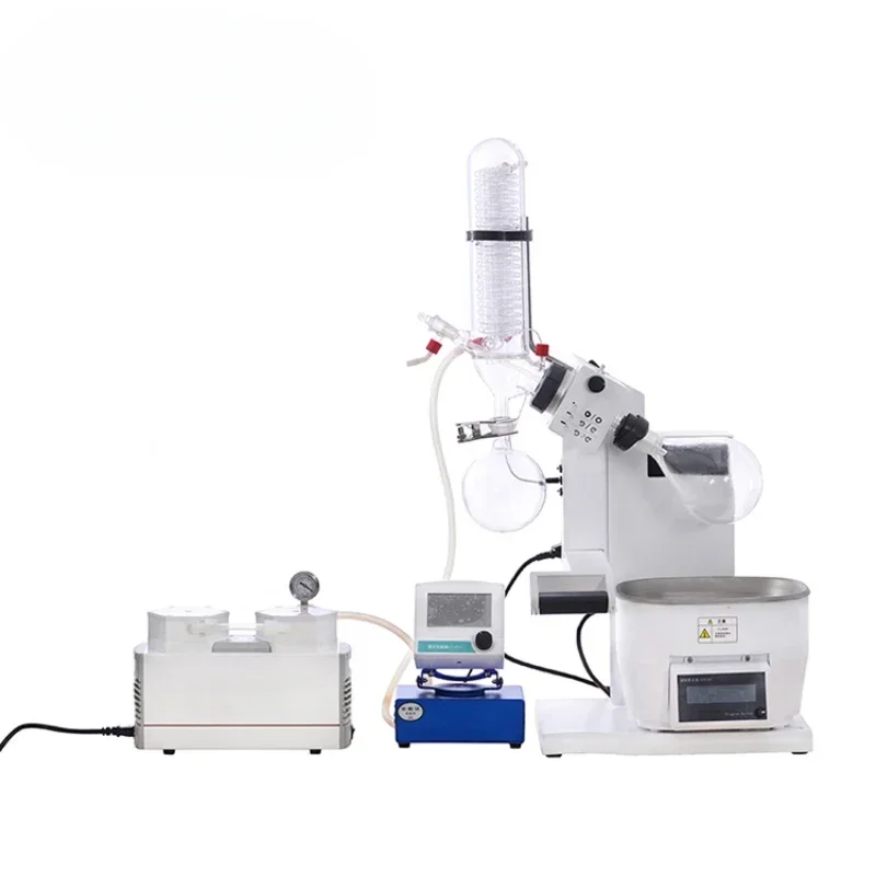 Turnkey Solution Small Cheap 2L Solvent Recovery Vap Vacuum Rotary Evaporator with Cooler and Vacuum Pump Price