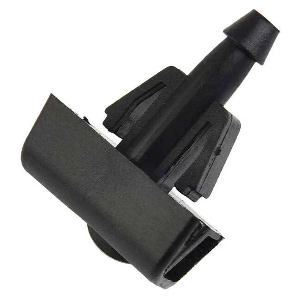 2pcs Windshield Washer Wiper Spray Nozzle Sprayer Jet 28932-9U000 Fit For Nissan Note 2006-2013 Black Car Windshield Washer
