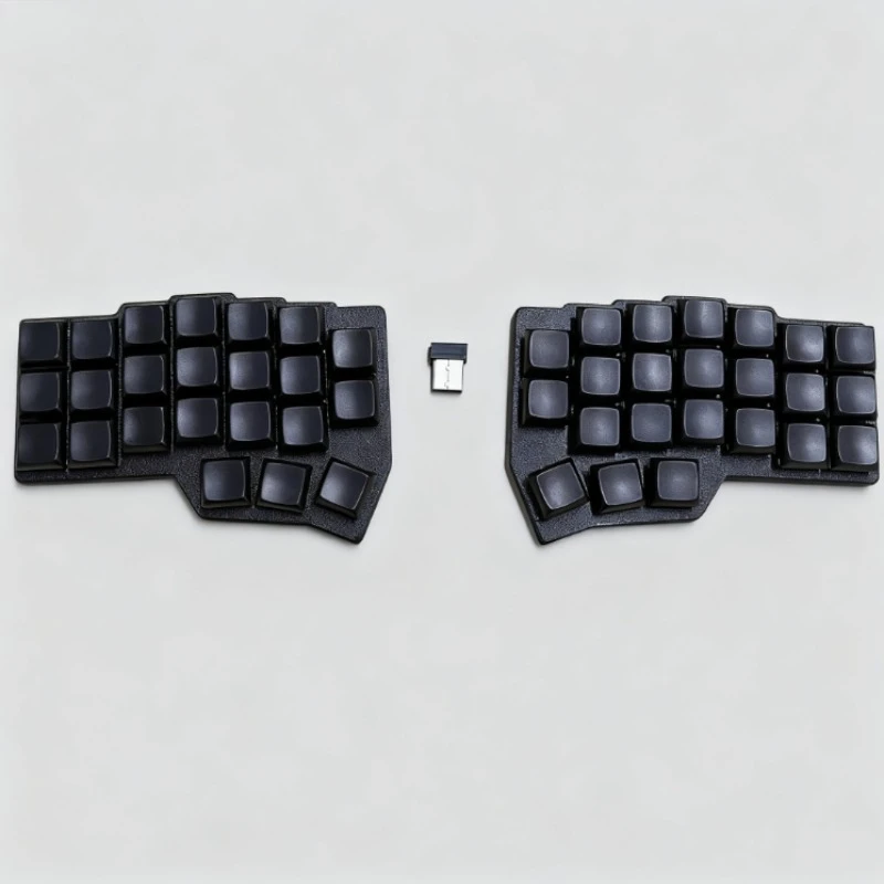 

W-CORNE V4.1 Разделенная клавиатура 2,4G Беспроводная однорежимная клавиатура Пользовательская низкопрофильная игровая офисная клавиатура с возможностью горячей замены