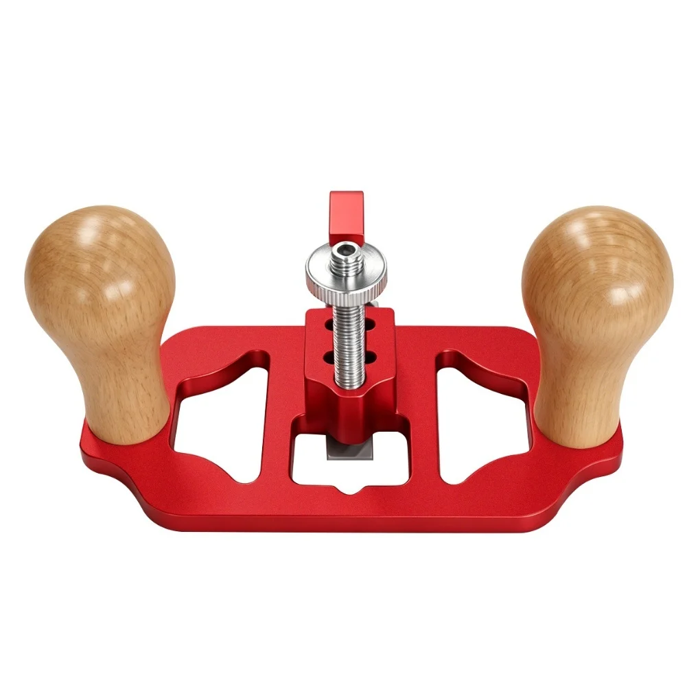 Router Plane Hand Wood Planer Red Alloy Precision Trimming Tool For Smoothing Edges And Leveling Surfaces Woodworking Hand Tools