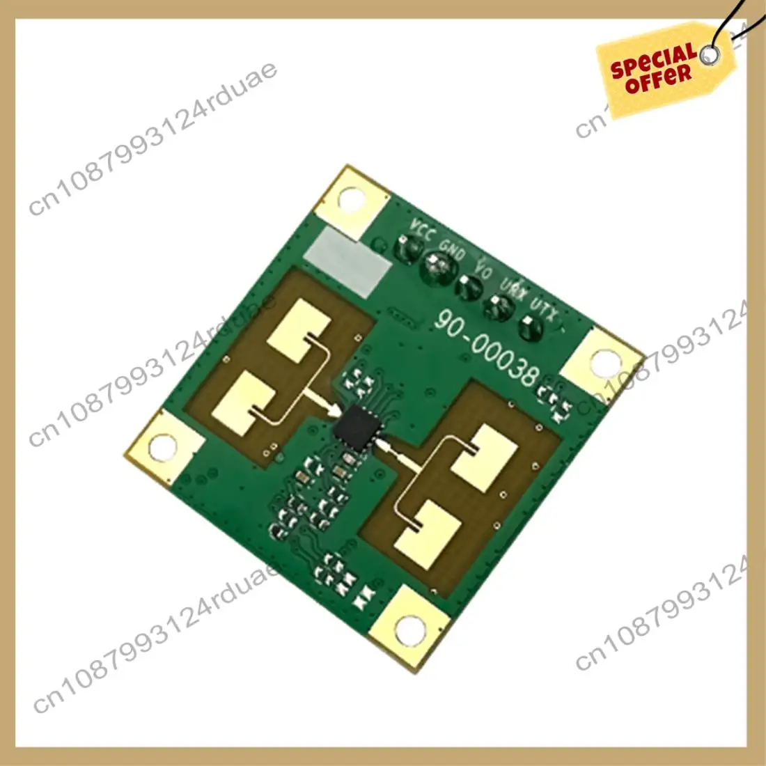 

A75T 24 ГГц Модуль датчика присутствия человека TTL Последовательная связь LD1115H Обнаружение микродвижения