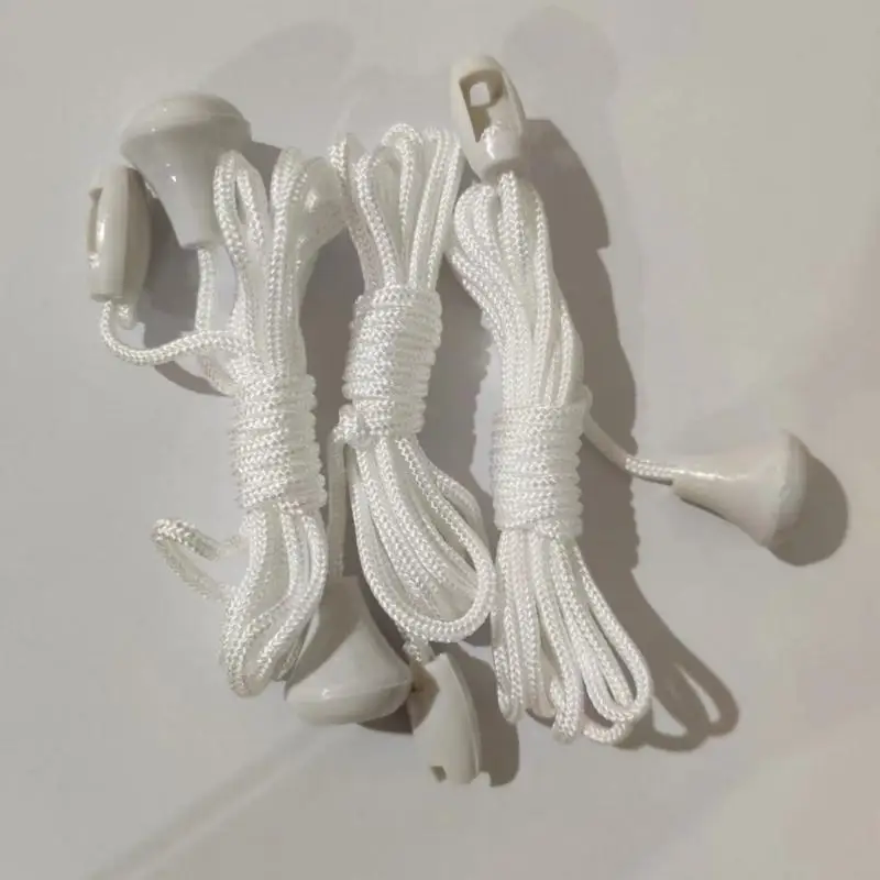 10Pcs Nylon Bathroom Light Pull Cord String with Connector Pull Chain Enduring 
