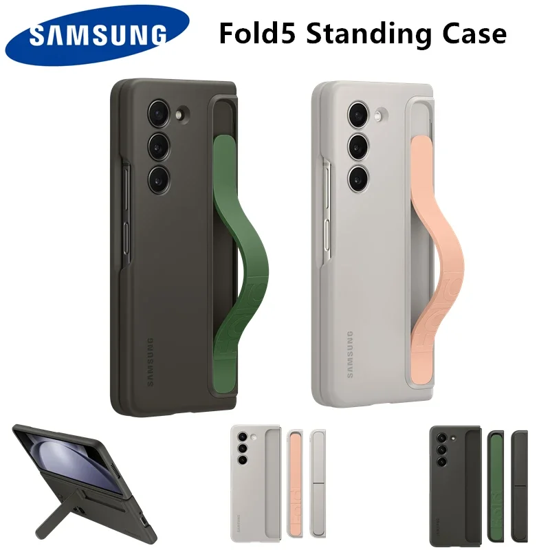 

Original Samsung Galaxy Z Fold5 Standing Case with Strap Protective Cover For Samsung Galaxy Z Fold 5, EF-MF946