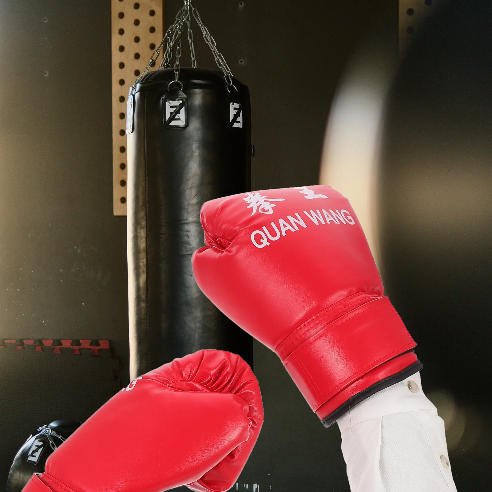 

1 пара тренировочных перчаток для кикбоксинга, утолщенное снаряжение для спарринга для тяжелой сумки, рабочие перчатки для ударов, принадлежности для бокса, профессиональные тайские перчатки