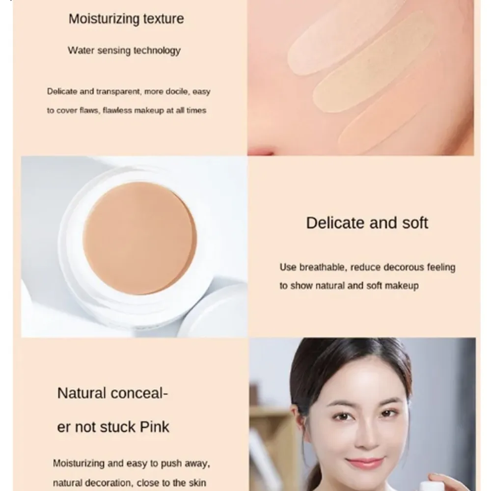 Concealer Face Freckle Foundation Cream To Cover Black Eye Acne Imprint Waterproof Anti Sweat Makeup Before The Base