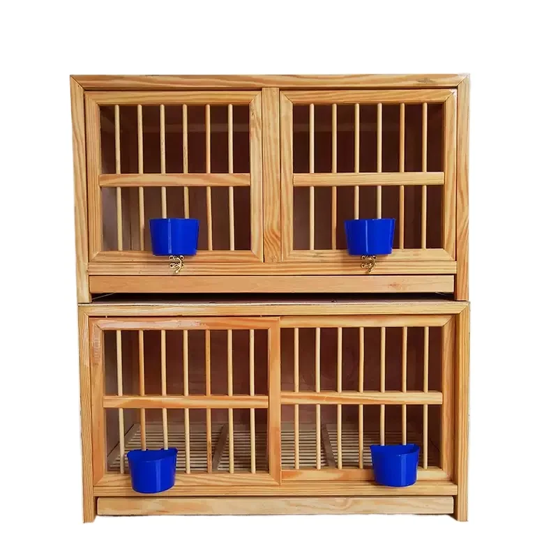 Wooden Pigeon Nest Box, Environmental‑Friendly Racing Pigeon Breeding Cage For Pigeon Reproduction