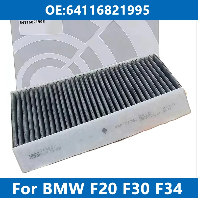 Car Cabin Filter Air Conditioner 64116821995 For BMW F20 F21 F30 F31 F32 F34 F36 116d 218d 320i 325d 328 330i Activated Carbon